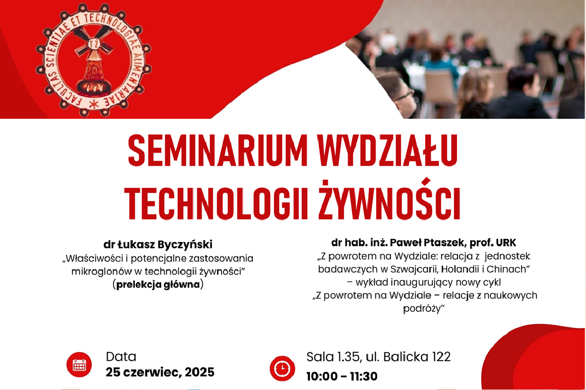 Zaproszenie na seminarium wydziałowe