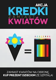 Kredki zamiast kwiatów