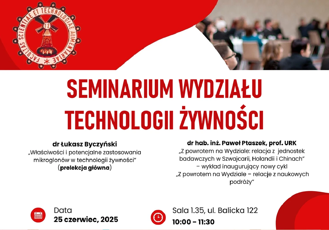 Zaproszenie na seminarium wydziałowe